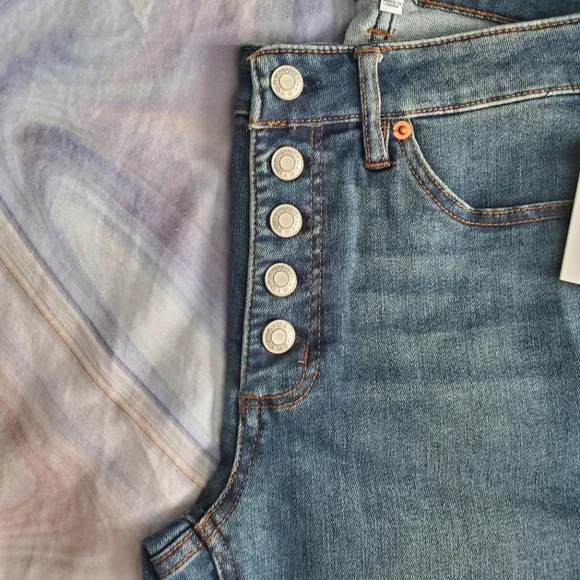 Oat New York Dark Gulf High Rise Skinny Ankle Jeans - Picture 2 of 6